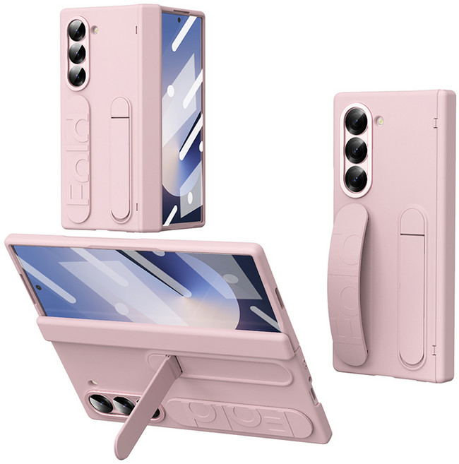 YINUO 갤럭시 Z 폴드3 4 5 6 7 힌지보호 그립 스탠드 케이스 호환