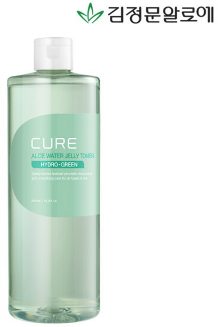 김정문알로에 라센스 큐어 리알로에 워터 젤리 토너, 500ml, 1개