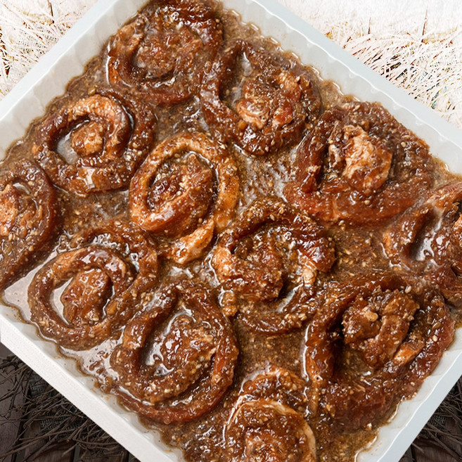 대용량 왕갈비 1팩/12대 숯불 돼지갈비 업소용 양념 돼지왕구이 선물세트 12대 5kg, 1개