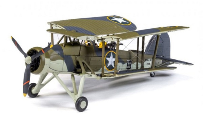 AA36311 1/72 영국 황새치 복엽 비행기 모델 V4488 HMS Biter 1942 합금 완제품