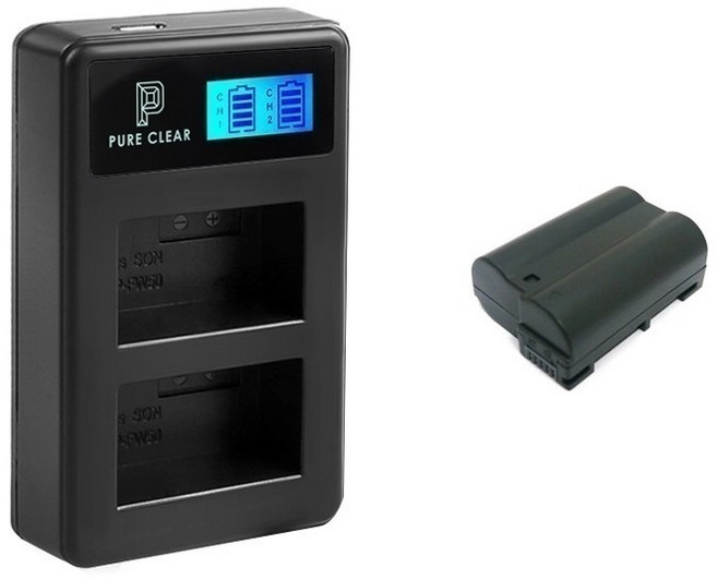 퓨어클리어 니콘 EN-EL15B 충전기+배터리 D850 D810A D810 D800E D800 D780 D750 D610 D600 D500 Z7 Z6 V1 D7500 D7200