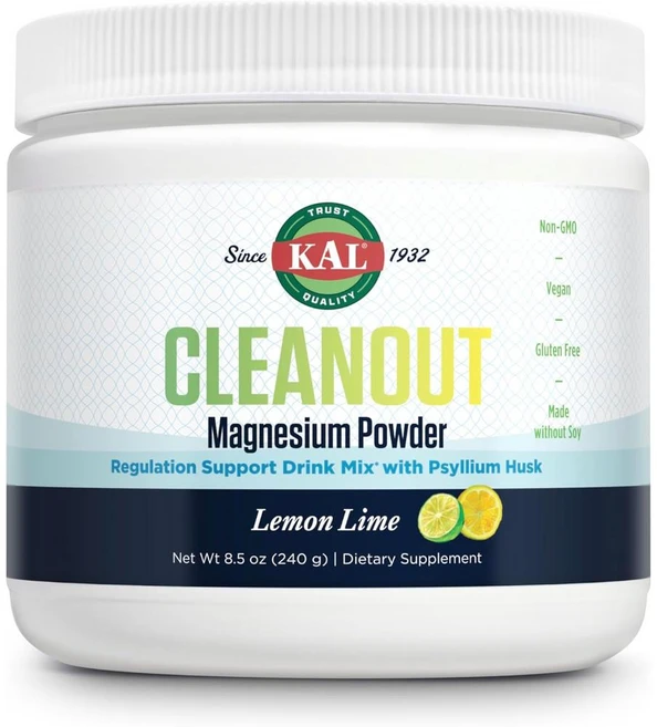 KAL 칼 클린아웃 마그네슘+차전자피 파우더, 1개, 240g - 쿠팡