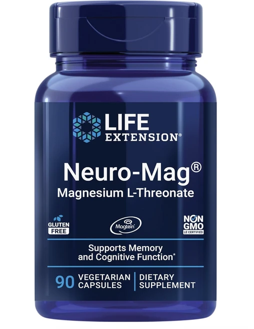 Life Extensions 뉴로 매그 마그네슘 베지테리안 캡슐, 3개 - 쿠팡