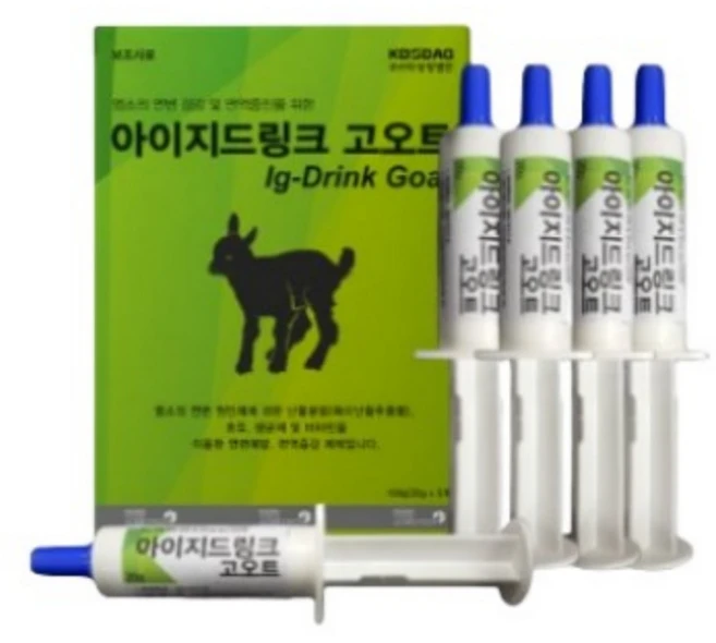 [무료배송][애드바이오텍] 아이지드링크고오트 염소 설사 완화 면역증강 실린지, 5개, 20g - 쿠팡