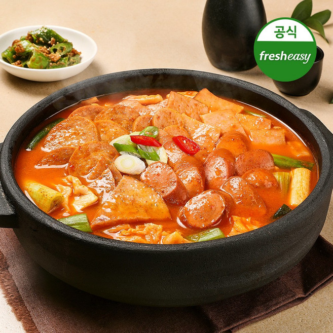 [프레시지] 경복궁 햄가득 부대찌개 밀키트 냉동 600g, 6, 6개
