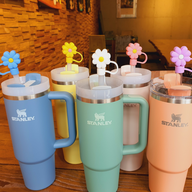 5p세트 스탠리 텀블러 호환 빨대 마개 10mm, 1세트, C데이지