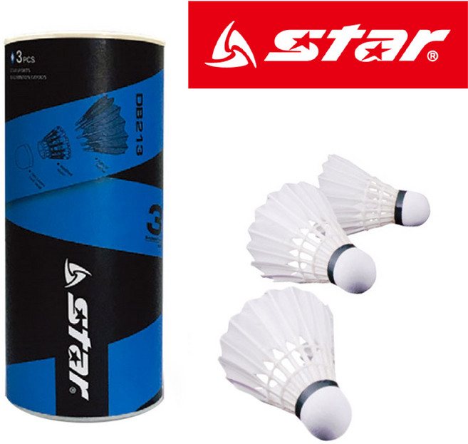 스타213 오리털 배드민턴 셔틀콕 3입, 1개