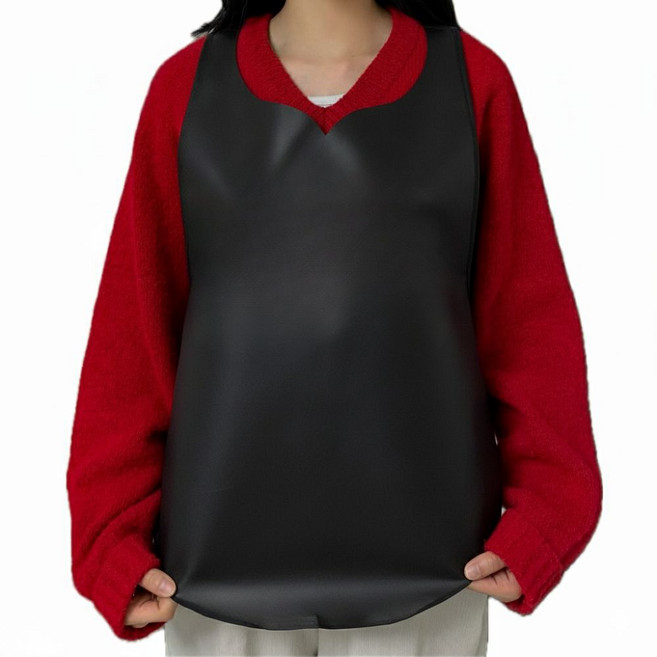 베스터치 일회용 앞치마 식당 손님용, 1000개, 블랙