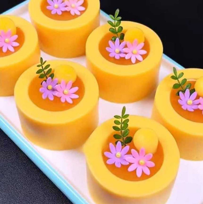과일모양 무스케이크 복숭아 사과 레몬 실리콘 틀 디저트 몰드 망고 금형, 1개