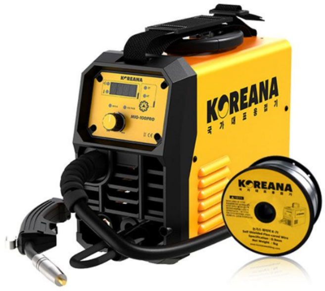 코리아나 논가스 CO2 인버터 아크 멀티 용접기 MIG100PRO 744-2791, 1개
