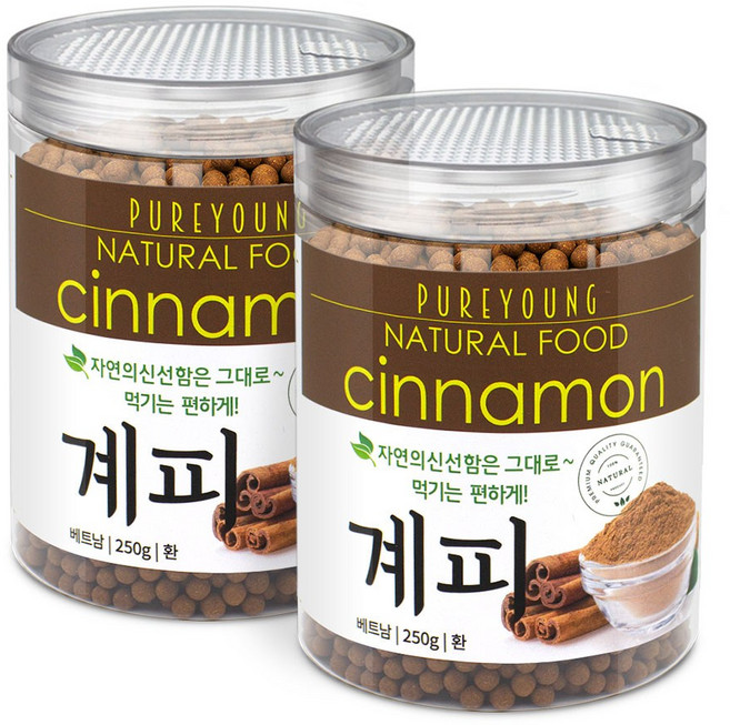 퓨어영 계피환 250g, 2개