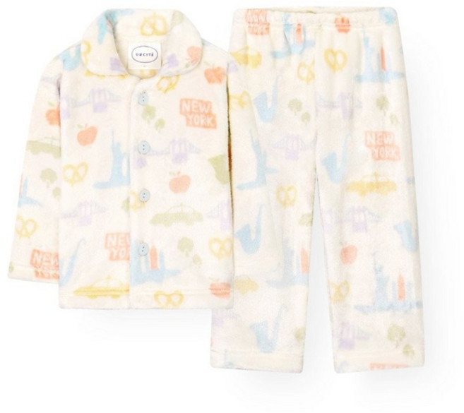 오르시떼 []아동 G125 캔버스뉴욕 긴소매 파자마 세트