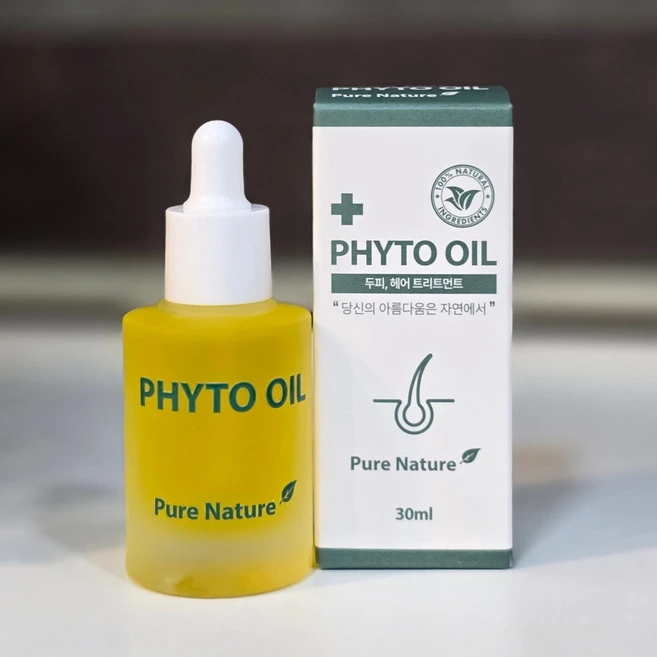 디바스퓨어 피토오일 30ml 자연유래 성분 두피와 모발을 위한 천연 헤어오일, 1개 - 쿠팡