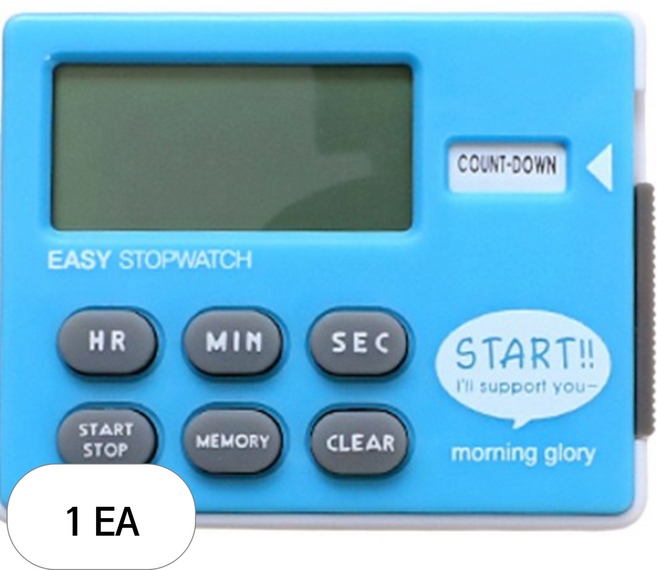 모닝글로리 이지 스톱워치 랜덤발송, 1개, 1개