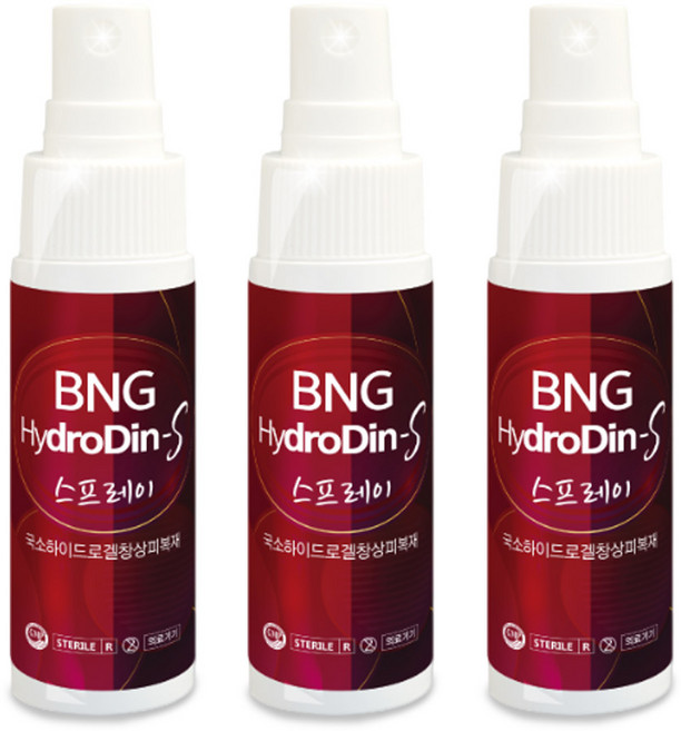 밴드골드 BNG 하이드로딘S 스프레이 포비돈 빨간약 상처소독, 12ml, 3개