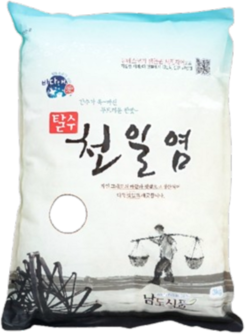 케이푸드_바다애 탈수 천일염, 1개, 3kg