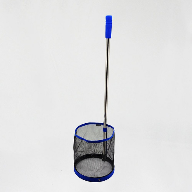 탁구공 바구니 이동식 바스켓 볼박스 레슨용 탁구장 멀티볼 거치대 정리용품, 1개, B1 블루 원형 나일론 로프 고정