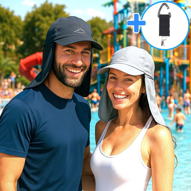 카라몰리 워터파크 물놀이 등산 모자 낚시 햇빛가리개 썬캡, 네이비