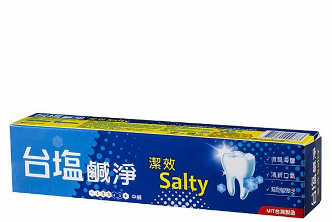 台鹽 鹹淨潔效牙膏, 3個, 150ml