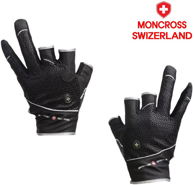 몽크로스 바다 찌 낚시 장갑 루어장갑 3컷 GFG-301G, 실버, 1개