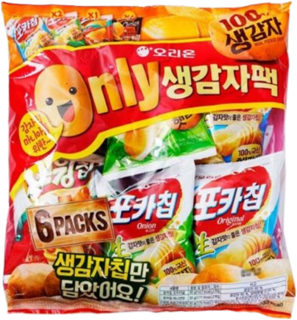오리온 온리 생감자팩 세트, 180g, 1개