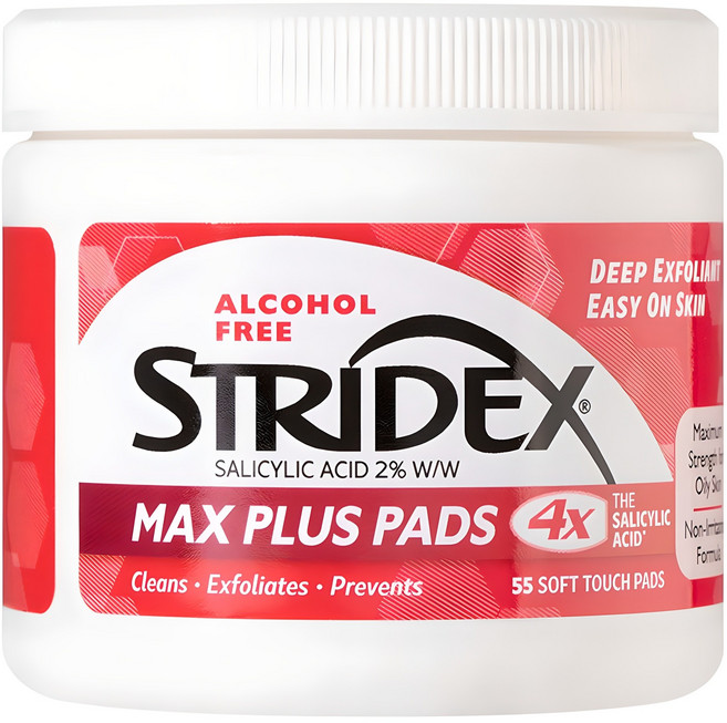 스트라이덱스 맥스 플러스 패드 180g, 55매입, 1개