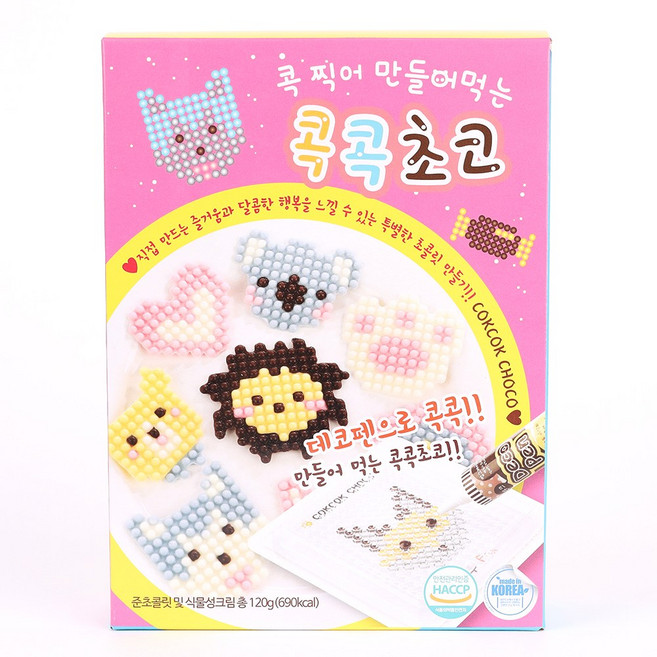 만드는초코렛 콕콕초코 애니멀, 120g, 1개