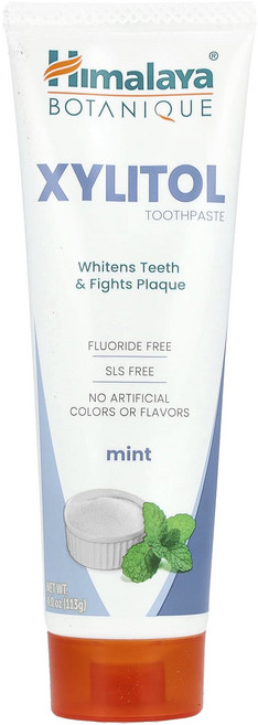 건강챙기세요 Himalaya 자일리톨 치약 민트향 113g(4oz) 백살까지오래오래, Himalaya 자일리톨 치약 민트향 113g4oz, 113g, 1개