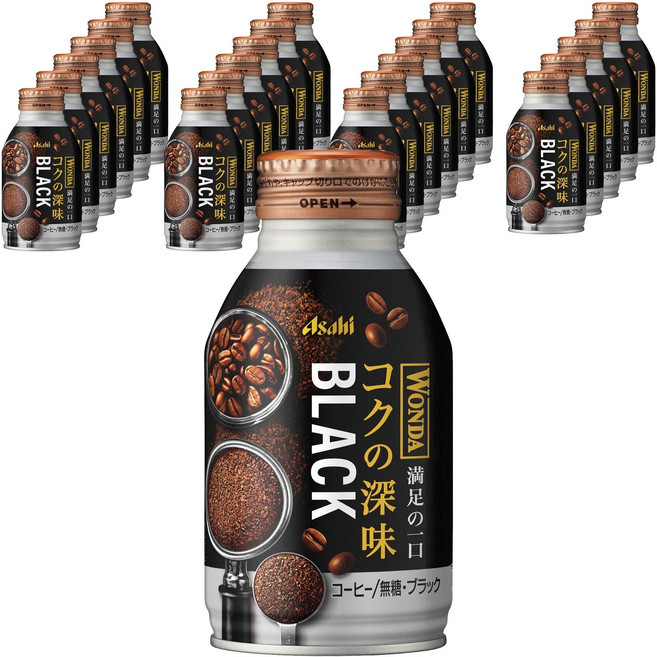 Wonda 深醇黑咖啡, 24罐, 285g