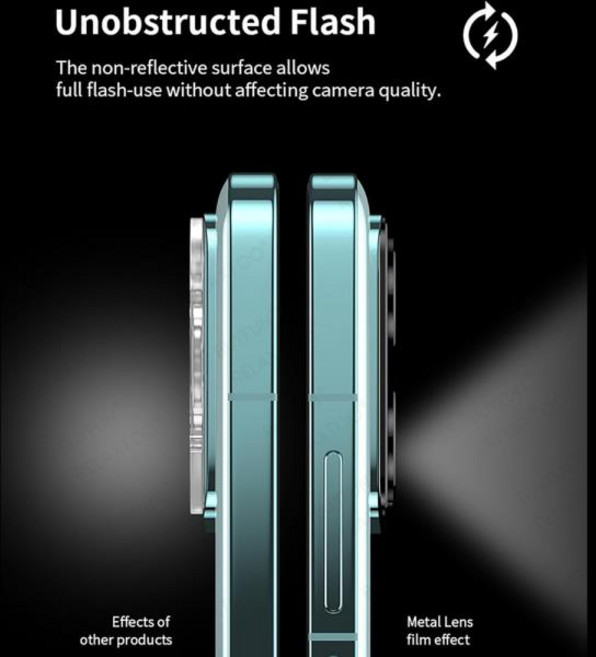 Poco F6 Pro 금속 알루미늄 카메라 렌즈 보호대 Xiaomi PocoF6Pro Little 5G 커버 케이스 필름, 01 For Poco F6 Pro, 01 Black, 1