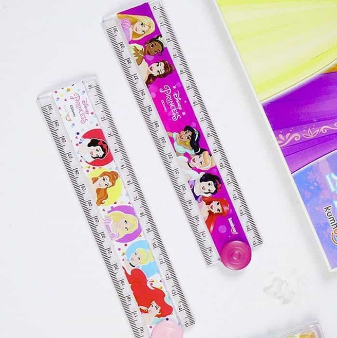 캐릭터 프린세스 30cm 겹자 30개1세트