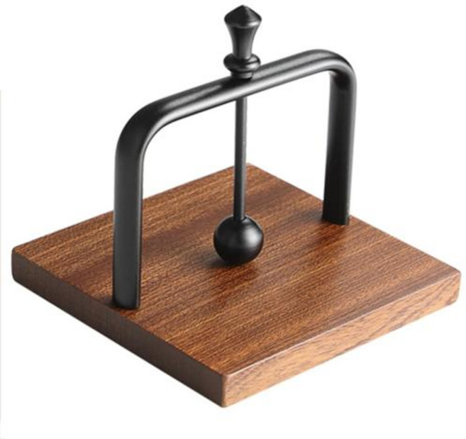 가정용 업소용 고급 냅킨홀더 인테리어 카페 냅킨 홀더 서양 레스토랑 종이 타월 단단한 나무 호텔 상자 홈스테이 탁상, 2)Black