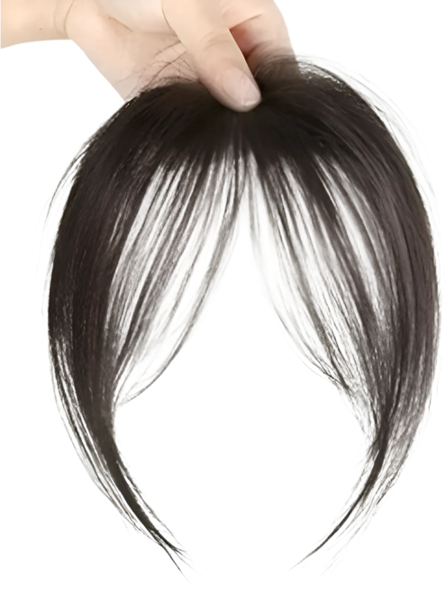 피에스컴퍼니 자연스러운 앞머리 가발 부분가발, 1개, 브라운블랙