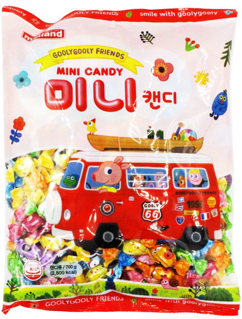 [캔디마을] 멜랜드 굴리굴리미니캔디, 700g, 1개