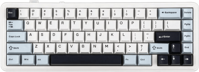 [독거미 신상] EPOMAKER x AULA F65 65% 핫스왑 가스켓 마운트 유무선 기계식 키보드, Blue, LEOBOG Reaper Switch, 제조사축