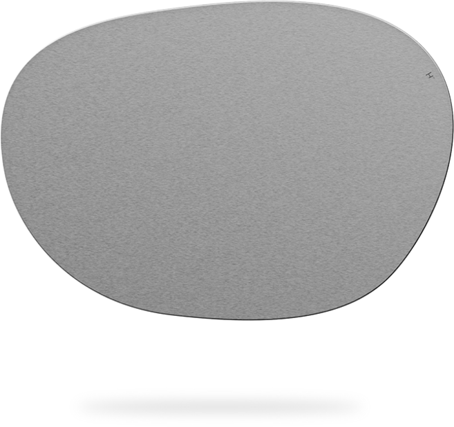 헤리터 수 테이블매트 및 코스터, 은, 1개, 테이블매트 (L)