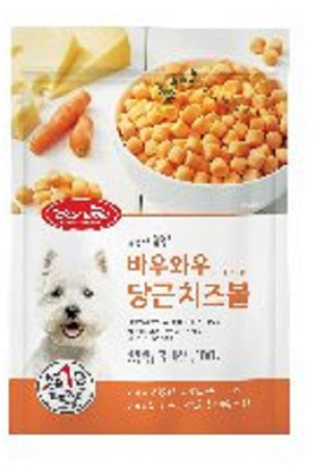 바우와우 강아지 볼 간식, 100g, 1개