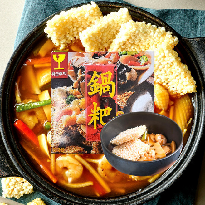 중화 누룽지탕용 누룽지 284g 찹쌀누룽지, 1