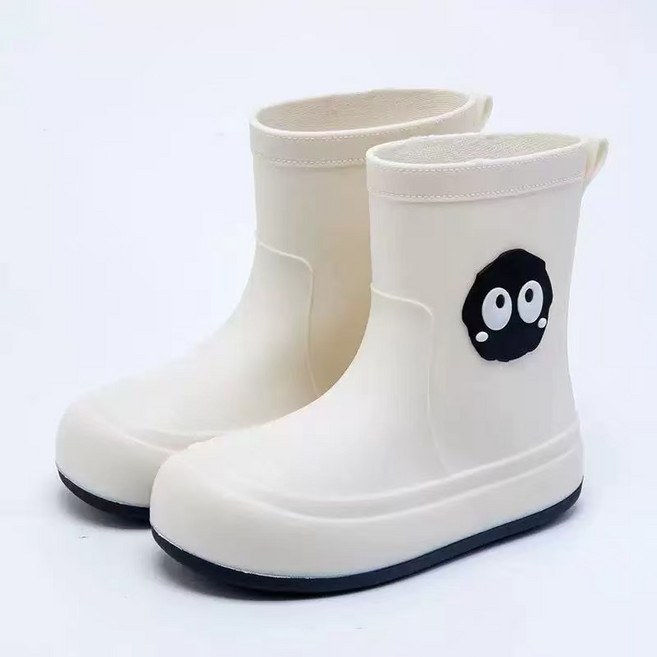 HULULU 여성 패션 레인부츠 미끄럼방지 여성 미들 장화