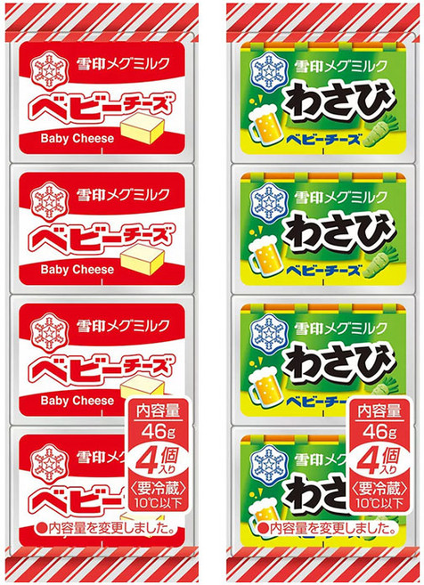 유키지루시 미니치즈 (플레인와사비) 5개, 2. 유키지루시 미니치즈 와사비 4입 x 5개, 46g