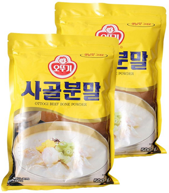 오뚜기 사골분말, 500g, 2개