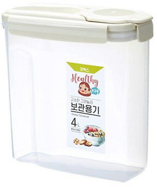 코멕스 고소한 그래놀라 보관용기 4L, 6개