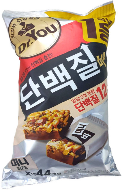 닥터유 단백질바 미니 44p, 594g, 1개