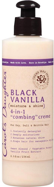 Carol's Daughter 캐롤스 도터 블랙 바닐라 4-in-1 콤빙 크림 헤어 크림, 2개, 237ml