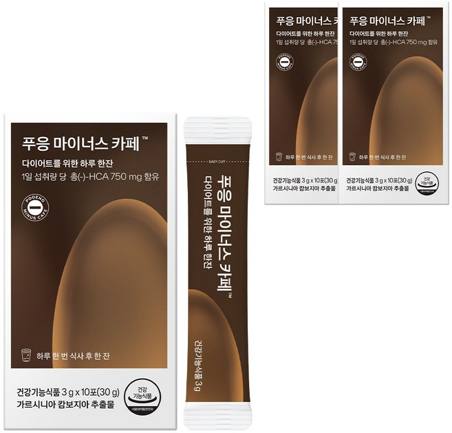 닥터블릿 푸응 마이너스 카페, 30g, 3박스