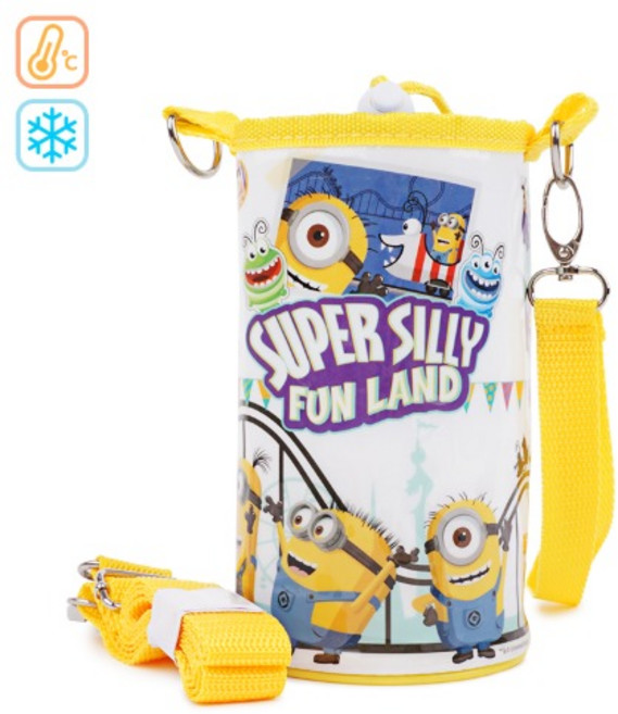미니언즈 놀이동산 보틀케이스 어깨끈 보냉물병주머니, 1개