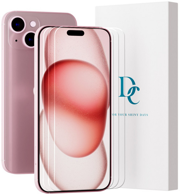 다이아큐브 Triple 하이브리드 4H 유리코팅 액정보호필름 가이드핀 간편부착 블루라이트차단3매, 1개