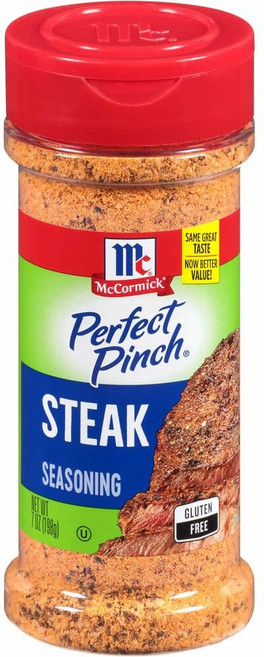McCormick Perfect Pinch Steak Seasoning 맥코믹 스테이크 시즈닝 7oz(198g) 6팩, 198g