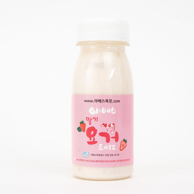 야베스목장 수제 딸기 요거트 150ml, 1개