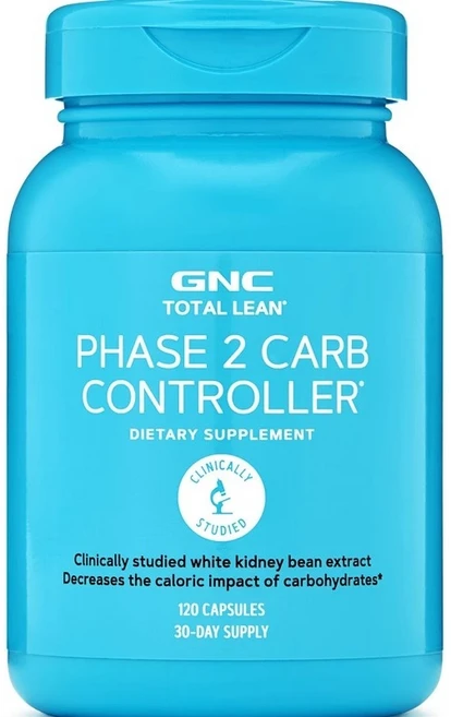 지엔씨 토탈 린 2단계 탄수화물 컨트롤러 캡슐 GNC Phase 2 Carb Controller, 1개, 120정 - 쿠팡